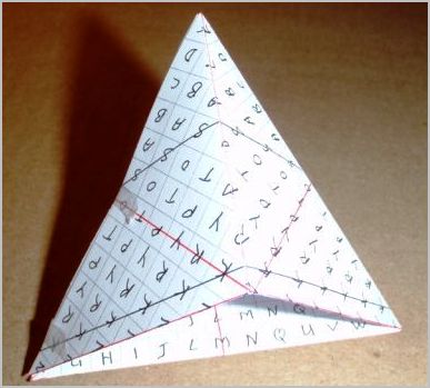 tetrahedron shape